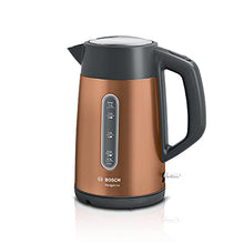 Load image into Gallery viewer, Bosch | Copper | Cordless 1.7 Litre Kettle | Stainless Steel | 3000 W | 1.7L
