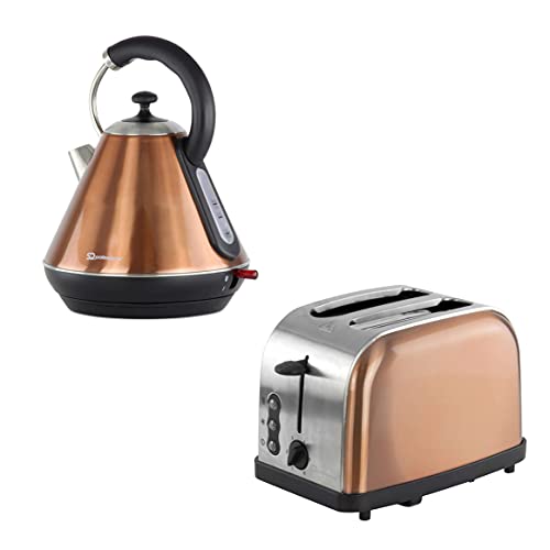 Copper Kettle Toaster Set Breakfast Set 2pc SQ Professional Copper Kettle Toaster Set Breakfast Set 2pc SQ Professional