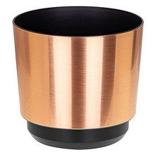 Load image into Gallery viewer, Copper And Black Plant Pot 
