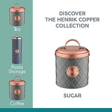 Load image into Gallery viewer, Typhoon Grey &amp; Copper Sugar Canister
