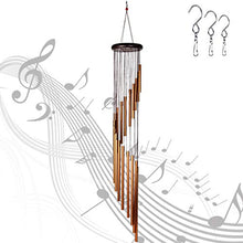 Load image into Gallery viewer, Outdoor Wind Chimes | 36&quot; | Copper Coloured | 18 Aluminium Alloy Tubes | Garden
