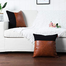 Load image into Gallery viewer, Boho Style Copper &amp; Black Cushion Covers 
