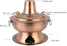 Load image into Gallery viewer, Traditional Copper Fondue Pot 
