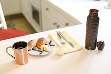Load image into Gallery viewer, Antique Hammered Copper Water Bottle 
