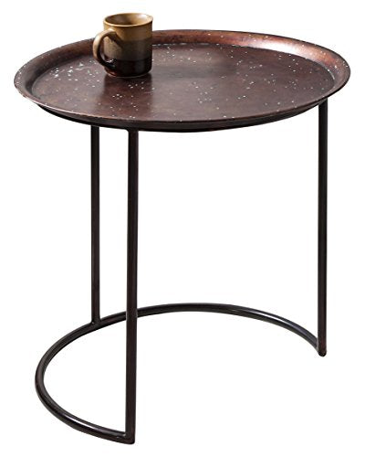 Copper Side Table | 21 x 21 x 20-Inch 