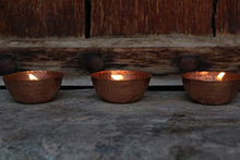 Load image into Gallery viewer, Hammered Copper Candle Bowls | Set Of 3
