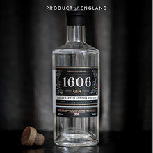 Load image into Gallery viewer, 1606 Gin - Handcrafted London Dry Gin - 70cl, 40% ABV - Copper Pot Distilled in Small Batches
