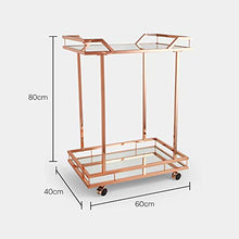 Load image into Gallery viewer, Stylish Copper Drinks Trolley 

