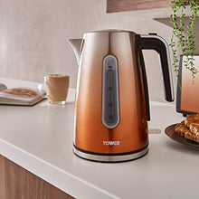 Load image into Gallery viewer, Copper Colour Gradient Kettle | Tower | 1.7L Capacity 
