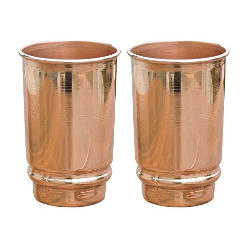 Pure Copper | Tumbler Set of Two | Cups | 350 ML