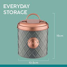 Load image into Gallery viewer, Sugar Canister | Grey &amp; Copper 
