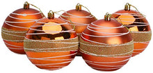 Load image into Gallery viewer, Copper &amp; Gold Large Baubles | Christmas Decorations | 5 Pack | Christmas Concepts®
