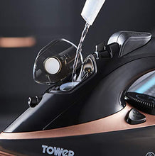 Load image into Gallery viewer, Tower | Black &amp; Copper Steam Iron | T22013
