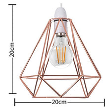 Load image into Gallery viewer, Copper Geometric Lamp Shade
