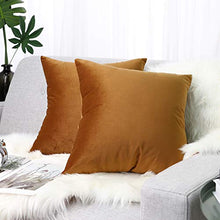 Load image into Gallery viewer, Velvet Copper Coloured Cushion Cover | 2 Pack | 45 x 45 cm
