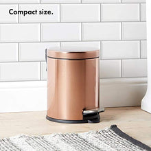 Load image into Gallery viewer, Copper Compact Pedal Bin 
