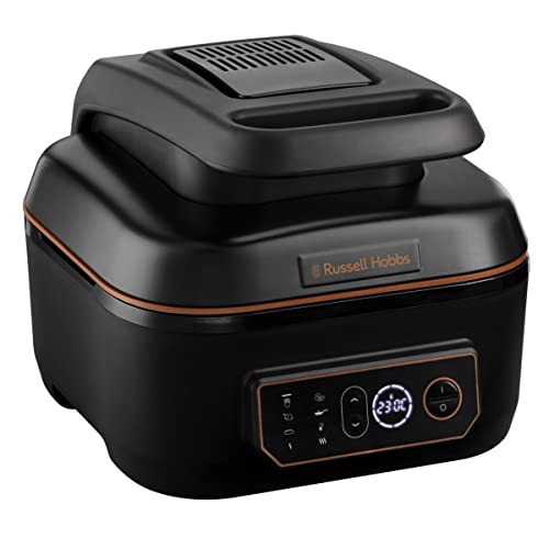 Russell Hobbs | Air Fryer & Multicooker | Black & Copper | 7 Cooking Functions | 5.5L