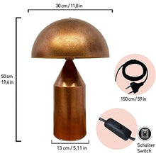 Load image into Gallery viewer, Copper Table Lamp
