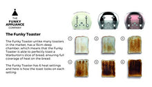 Load image into Gallery viewer, The Funky Appliance Company | Copper Rose Gold | 4 Slice Toaster 
