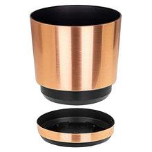 Load image into Gallery viewer, Copper &amp; Black Plant Pot 12 cm
