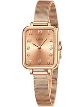 Load image into Gallery viewer, Women&#39;s Watch | Copper Rose Gold Slim Ultra Minimalist Ladies Watches
