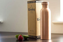 Load image into Gallery viewer, Kosdeg Copper Water Bottle | Pure 100% Copper 
