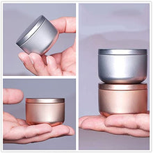 Load image into Gallery viewer, Copper &amp; Silver Small Storage Tins 
