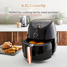 Load image into Gallery viewer, Black &amp; Copper Air Fryer | Tower | 4.3L
