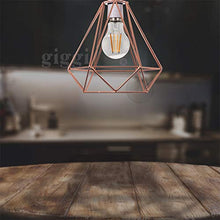 Load image into Gallery viewer, Metal Copper Geometric Light Shade 
