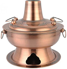 Load image into Gallery viewer, Chinese Traditional Charcoal Hot Pot | Copper | Fondue Set
