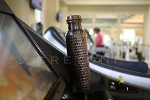 Load image into Gallery viewer, CRETONI | Copper Water Bottle | Antique Hammered Finish
