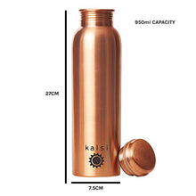 Load image into Gallery viewer, kalsi Copper Water Bottle | 950ml | Pure Copper  
