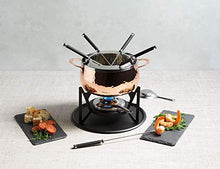 Load image into Gallery viewer, Hammered Copper Fondue Set | 6 People
