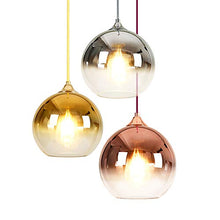 Load image into Gallery viewer, Round Ceiling Pendant | Copper Rose-Gold Colour
