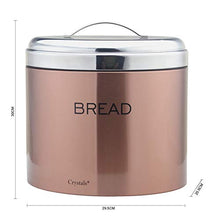 Load image into Gallery viewer, Oval Shaped Copper Bread Bin 
