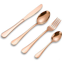 Load image into Gallery viewer, Shiny Copper Coloured Cutlery | 16 Pieces 
