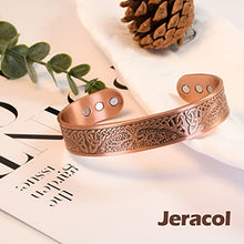 Load image into Gallery viewer, Copper Cuff Bangle | Patterned Design 
