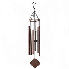 Load image into Gallery viewer, Copper Premium Wind Chimes | 6 Hollow Aluminium Tubes | 28&quot; | Copper Vein
