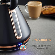 Load image into Gallery viewer, Black &amp; Copper/ Rose- Gold Kettle By Tower 
