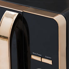 Load image into Gallery viewer, Black &amp; Copper Microwave | Tower
