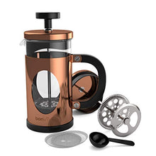 Load image into Gallery viewer, ﻿bonVIVO | Copper | Cafetiere Coffee Maker Set | Stainless-Steel 350ml 
