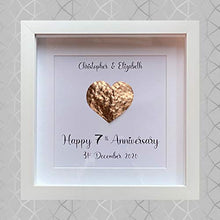 Load image into Gallery viewer, Personalised Picture Frame | Copper | 7th Wedding Anniversary
