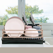 Load image into Gallery viewer, Black &amp; Copper Dish Drainer | Dish Rack | Kitchenware 

