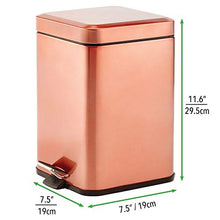Load image into Gallery viewer, Small Space Copper Waste Bin For Bathroom, Office, Bedroom
