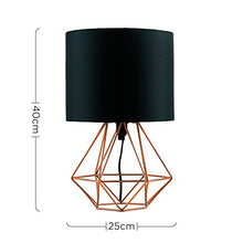 Load image into Gallery viewer, Metal Copper &amp; Black Lamp Shade | Table Lamp
