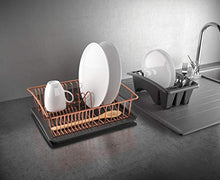 Load image into Gallery viewer, Copper &amp; Metal Dish Drainer 
