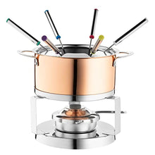Load image into Gallery viewer, Copper Fondue Burner | Set For 6 People | 10-Piece Set | With Gift Box | Mäser
