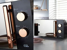 Load image into Gallery viewer, EGL Black &amp; Copper Microwave | 20 Litre
