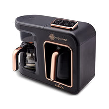 Load image into Gallery viewer, Karaca | Coffee Maker | Black With Copper Trim 
