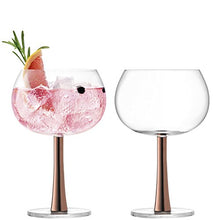Load image into Gallery viewer, LSA Gin Balloon Glass 420ml Copper | Set of 2 | Mouthblown &amp; Handmade Glass | GN12
